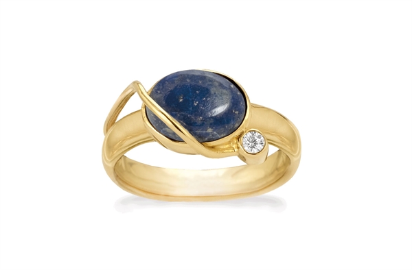 Forgyldt ring - Starry Night